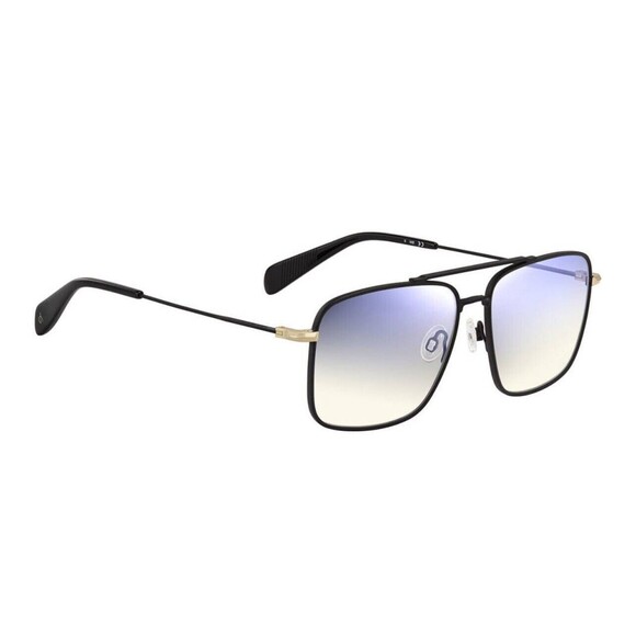 Rag & Bone Men’s Black Square Sunglasses 5022/S - Picture 1 of 8